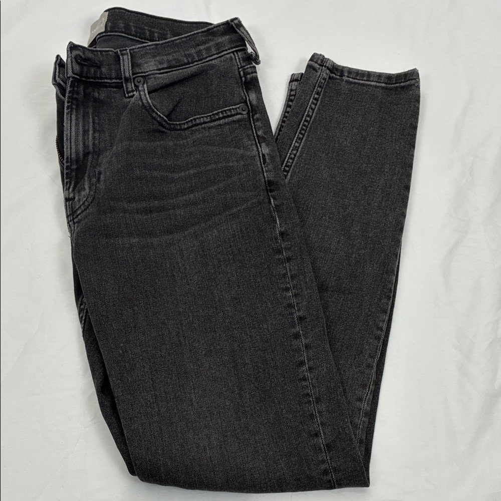 Everlane Women’s 28 (29”) Mid-Rise Ankle Black Denim Jeans Stretch Capsule